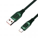 Cablu pentru incarcare si transfer de date Baseus Flash, USB/USB Type-C, Quick Charge 3.0, 5A, 15W, 1m, Verde 7 - lerato.ro