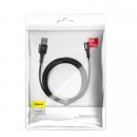 Cablu pentru incarcare si transfer de date Baseus Halo, USB/USB Type-C, LED, 2A, 2m, Negru 8 - lerato.ro