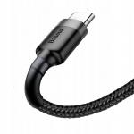 Cablu pentru incarcare si transfer date Baseus Halo, USB/USB-C, 2A, 3m, Negru 7 - lerato.ro