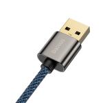 Cablu pentru incarcare si transfer de date Baseus Legend Elbow, USB/USB Type-C, 66W, 2m, Albastru 6 - lerato.ro