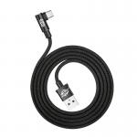 Cablu pentru incarcare si transfer de date Baseus MVP Elbow, USB/USB Type-C, Quick Charge 3.0, 2A, 1m, Negru 5 - lerato.ro