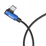Cablu pentru incarcare si transfer de date Baseus MVP Elbow, USB/USB Type-C, Quick Charge 3.0, 2A, 1m, Albastru 6 - lerato.ro