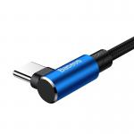 Cablu pentru incarcare si transfer de date Baseus MVP Elbow, USB/USB Type-C, Quick Charge 3.0, 2A, 1m, Albastru 5 - lerato.ro