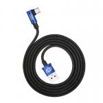 Cablu pentru incarcare si transfer de date Baseus MVP Elbow, USB/USB Type-C, Quick Charge 3.0, 2A, 1m, Albastru 8 - lerato.ro