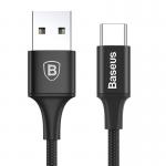 Cablu pentru incarcare si transfer de date Baseus Rapid, USB/USB Type-C, LED, 2A, 1m, Negru 3 - lerato.ro