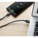 Cablu pentru incarcare si transfer de date Baseus Rapid, USB/USB Type-C, LED, 2A, 1m, Negru