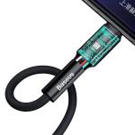 Cablu pentru incarcare si transfer de date Baseus Silica Gel, USB/USB Type-C, 2A, 2m, Negru 6 - lerato.ro