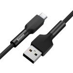Cablu pentru incarcare si transfer de date Baseus Silica Gel, USB/USB Type-C, 3A, 1m, Negru 8 - lerato.ro