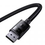 Cablu video Baseus High Definition, DisplayPort tata - DisplayPort tata, 8K, 60Hz, HDR, 3D, 32Gbps, 5m, Negru 6 - lerato.ro