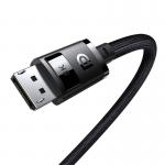 Cablu video Baseus High Definition, DisplayPort tata - DisplayPort tata, 8K, 60Hz, HDR, 3D, 32Gbps, 5m, Negru 7 - lerato.ro