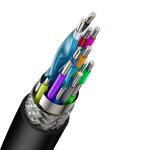 Cablu video Baseus HDMI tata - HDMI tata, 4K, 60Hz, 3D, HDR, 18Gbps, 2m, Negru 9 - lerato.ro