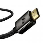 Cablu video Baseus High Definition V2, HDMI 2.1 tata - HDMI 2.1 tata, 8K, 60Hz, 48Gbps, 3D, HDR, 1m, Negru