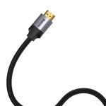Cablu video Baseus Mini DisplayPort tata - HDMI tata, 4K, 60Hz, 1m, Gri inchis