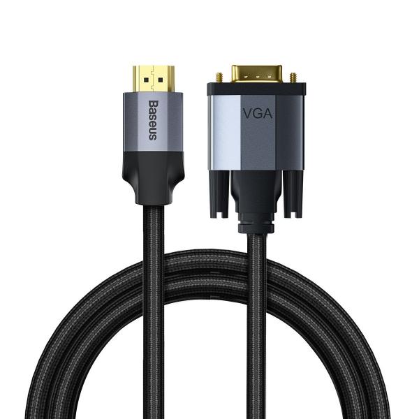 Cablu video Baseus HDMI - VGA 1m Gri 1 - lerato.ro