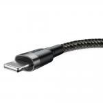 Cablu pentru incarcare si transfer de date Baseus Cafule USB/Lightning 3m Negru/Gri 7 - lerato.ro