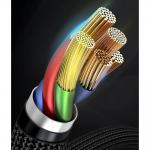 Cablu pentru incarcare si transfer de date Baseus Cafule USB Type-C/Lightning 1m Negru/Rosu 10 - lerato.ro