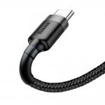 Cablu pentru incarcare si transfer de date Baseus Cafule USB/USB Type-C 3m Negru/Gri 6 - lerato.ro