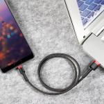Cablu pentru incarcare si transfer de date Baseus Cafule USB/USB Type-C 3m Negru/Gri 9 - lerato.ro