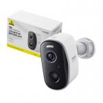 Camera de supraveghere Baseus N1 Plus, Exterior, 2K, Control vocal, WiFi, Alb 10 - lerato.ro
