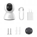 Camera de supraveghere Baseus P1, Interior, 4MP, 3K, Control vocal, WiFi, Alb 7 - lerato.ro