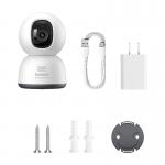 Camera de supraveghere Baseus P1 Lite, Interior, 3MP, 2K, Control vocal, WiFi, Alb 5 - lerato.ro