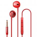 Casti audio cu microfon Baseus Encok H06 Red 2 - lerato.ro