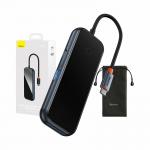 Adaptor HUB Baseus AcmeJoy, USB-C - 4x USB 3.0, Lungime cablu 14cm, Gri inchis 11 - lerato.ro