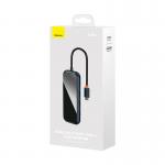 Adaptor HUB Baseus AcmeJoy, USB-C - 4x USB 3.0, Lungime cablu 14cm, Gri inchis 8 - lerato.ro
