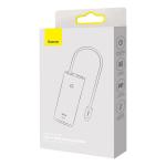 Adaptor HUB 6-in-1 Baseus Lite, USB-C - 2x USB 3.0, 1x USB-C PD, 1x HDMI 4K, 1x MicroSD, 1x SD, Alb 20 - lerato.ro