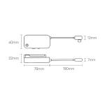 Adaptor HUB 6-in-1 Baseus PadJoy, USB-C - 1x HDMI, 1x USB 3.0, 1x USB-C PD, 1x Mini Jack 3.5mm, 1x MicroSD, 1x SD, Gri inchis 12 - lerato.ro