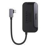 Adaptor HUB 6-in-1 Baseus PadJoy, USB-C - 1x HDMI, 1x USB 3.0, 1x USB-C PD, 1x Mini Jack 3.5mm, 1x MicroSD, 1x SD, Gri inchis 10 - lerato.ro