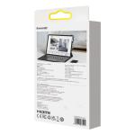 Adaptor HUB 6-in-1 Baseus PadJoy, USB-C - 1x HDMI, 1x USB 3.0, 1x USB-C PD, 1x Mini Jack 3.5mm, 1x MicroSD, 1x SD, Gri inchis 8 - lerato.ro