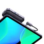 Adaptor HUB 6-in-1 Baseus PadJoy, USB-C - 1x HDMI, 1x USB 3.0, 1x USB-C PD, 1x Mini Jack 3.5mm, 1x MicroSD, 1x SD, Gri inchis 5 - lerato.ro