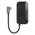 Adaptor HUB 4-in-1 Baseus PadJoy, USB-C - 1x HDMI, 1x USB 3.0, 1x USB-C PD, 1x Mini Jack 3.5mm, Gri inchis 9 - lerato.ro