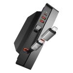 Adaptor HUB Baseus T-Space compatibil cu Tesla Model 3 / Y, 2x USB si 2x USB-C, Cablu USB-C integrat 45W, Negru 6 - lerato.ro