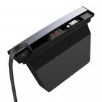 Adaptor HUB Baseus T-Space compatibil cu Tesla Model 3 / Y, USB/USB-C, Cablu USB-C/Lightning integrat, Negru 8 - lerato.ro