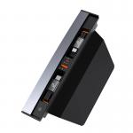 Adaptor HUB Baseus T-Space compatibil cu Tesla Model 3 / Y, USB/USB-C, Cablu USB-C/Lightning integrat, Negru 6 - lerato.ro