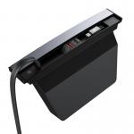 Adaptor HUB Baseus T-Space compatibil cu Tesla Model 3 / Y, USB/USB-C, Doua cabluri USB-C integrate, Negru 8 - lerato.ro