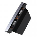 Adaptor HUB Baseus T-Space compatibil cu Tesla Model 3 / Y, USB/USB-C, Doua cabluri USB-C integrate, Negru 3 - lerato.ro