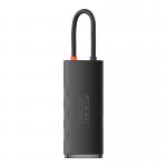 Adaptor HUB 5-in-1 Baseus Lite, USB-C - 3x USB 3.0, 1x USB-C PD, 1x HDMI 4K, Negru 8 - lerato.ro