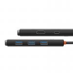 Adaptor HUB 5-in-1 Baseus Lite, USB-C - 3x USB 3.0, 1x USB-C PD, 1x HDMI 4K, Negru 7 - lerato.ro
