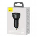 Incarcator auto Baseus Superme Digital Display PPS, USB/USB-C, 100W, Negru 7 - lerato.ro