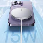 Incarcator wireless Baseus Simple Mini 3, Putere 15W, 2A, Cablu USB-C inclus, Negru 19 - lerato.ro