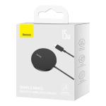 Incarcator wireless Baseus Simple Mini 3, Putere 15W, 2A, Cablu USB-C inclus, Negru 6 - lerato.ro