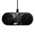 Incarcator Wireless Baseus Digital Dual LED Display 2 in 1, 20W, Cablu USB-C inclus, Negru 2 - lerato.ro