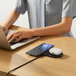 Incarcator Wireless Baseus Digital Dual LED Display 2 in 1, 20W, Cablu USB-C inclus, Negru 9 - lerato.ro