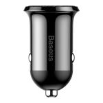Incarcator auto Baseus CCALLP-01 Grain Pro, 2xUSB, 24W, 4.8A, Negru 6 - lerato.ro
