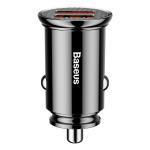 Incarcator auto Baseus Circular, Dual USB, Putere 30W, Quick Charge 3.0, Black 7 - lerato.ro