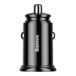 Incarcator auto Baseus Circular, Dual USB, Putere 30W, Quick Charge 3.0, Black 6 - lerato.ro
