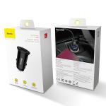 Incarcator auto Baseus Circular, Dual USB, Putere 30W, Quick Charge 3.0, Black 3 - lerato.ro